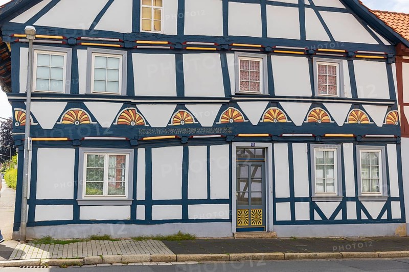 Duderstadt is a town and independent municipality in the district of Göttingen in south-eastern Lower Saxony. The predominantly medieval townscape is characterised by around 600 town houses of various styles - mainly half-timbered houses, Duderstadt, Duderstadt, Lower Saxony, Germany, Europe