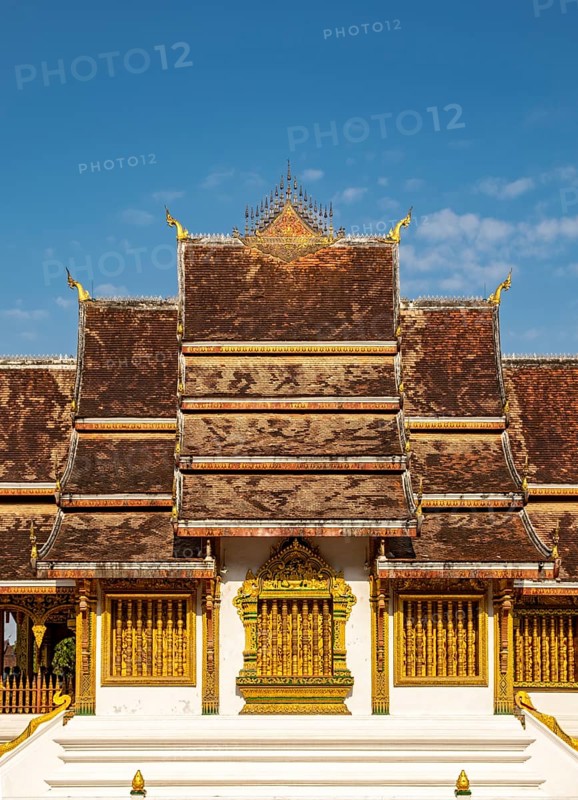 Wat Ho Pha Bang pavilion, Royal Palace, Luang Prabang, Laos, Asia