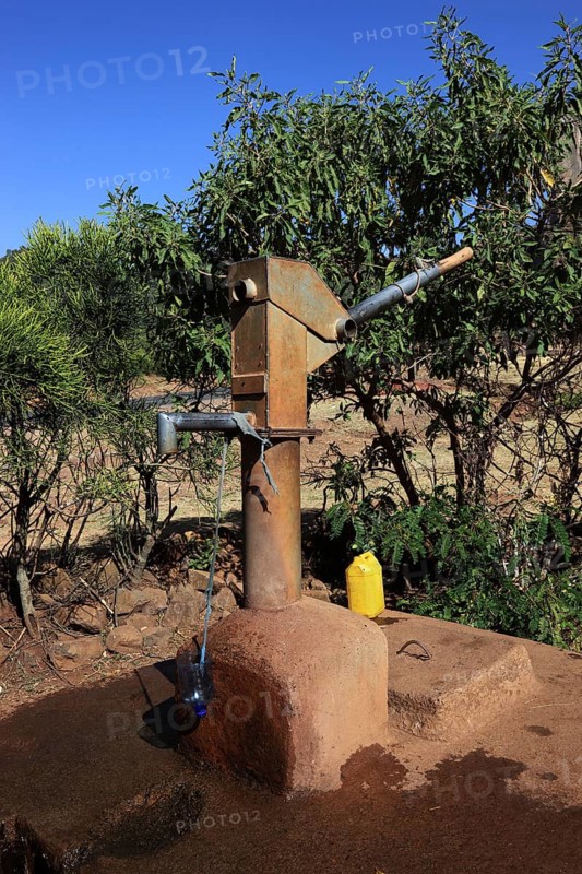 Amhara region, drinking water well, Ethiopia, Africa