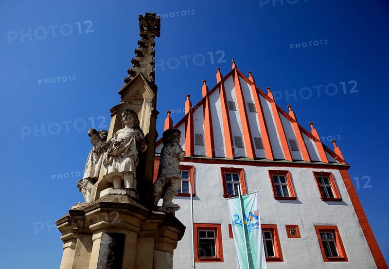Old Town Hall, Hassfurt, Hassberge district, Lower Franconia, Bavaria, Germany, Europe