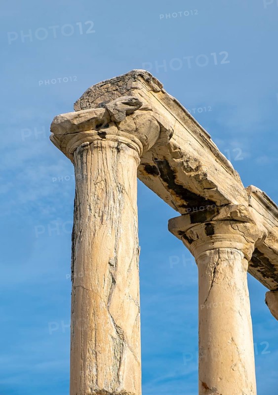 Ruins of the Tetraconch church in the Hadrian's Library complex, Athens, Greece, Europe