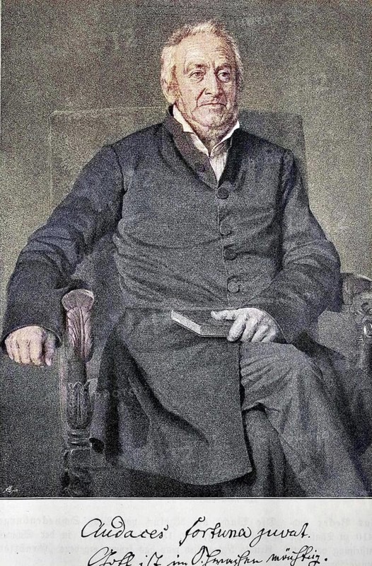 Ernst Moritz Arndt, 26 December 1769 29 January 1860, was a German nationalist and democratic writer, historian and member of the Frankfurt National Assembly, digital reproduction of an original from the 19th century