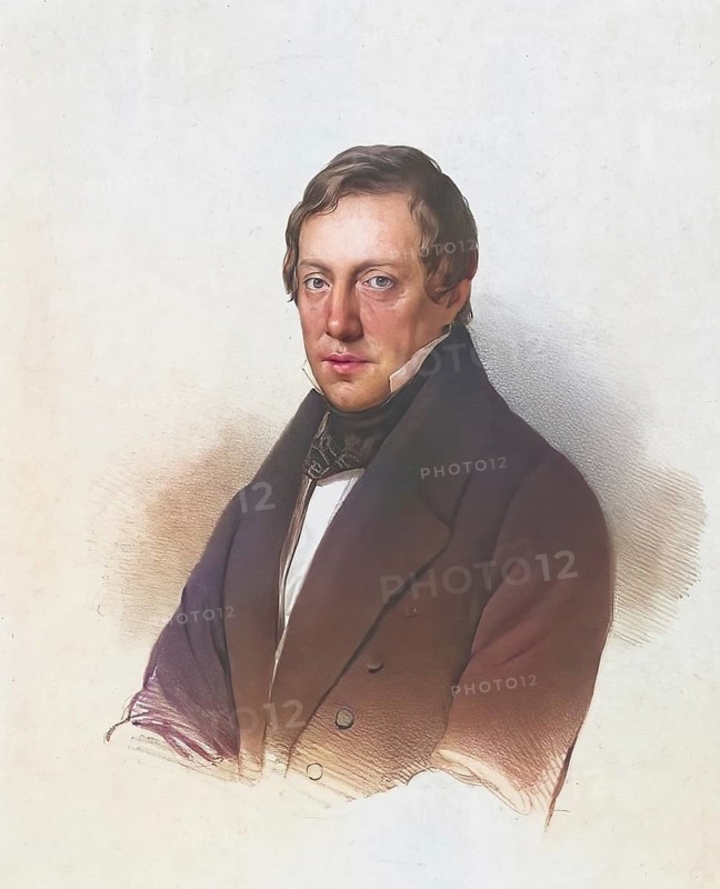 Joseph von Spaun, from 1859 Baron von Spaun (born 11 November 1788 in Linz, Upper Austria, died 25 November 1865), was an Imperial and Royal Court Councillor and Lottery Director. Court Councillor and Lottery Director, honorary citizen of Vienna and Teschen, Historical, digitally restored reproduction from a 19th century original, Record date not stated
