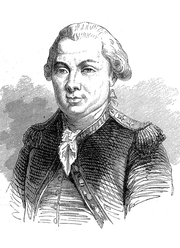 Jean-François de Galaup de La Pérouse, 23 August 1741, 1788, a French navigator, circumnavigator and geographer in the Age of Enlightenment, Historical, digital reproduction of an original from the 19th century