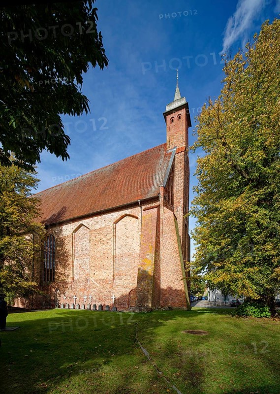 Church, former monastery Ribnitz, Klarissenkloster, amber town Ribnitz-Damgarten, peninsula Fischland-Darß-Zingst, Bodden, Baltic Sea, Mecklenburg-Western Pomerania, Germany, Europe