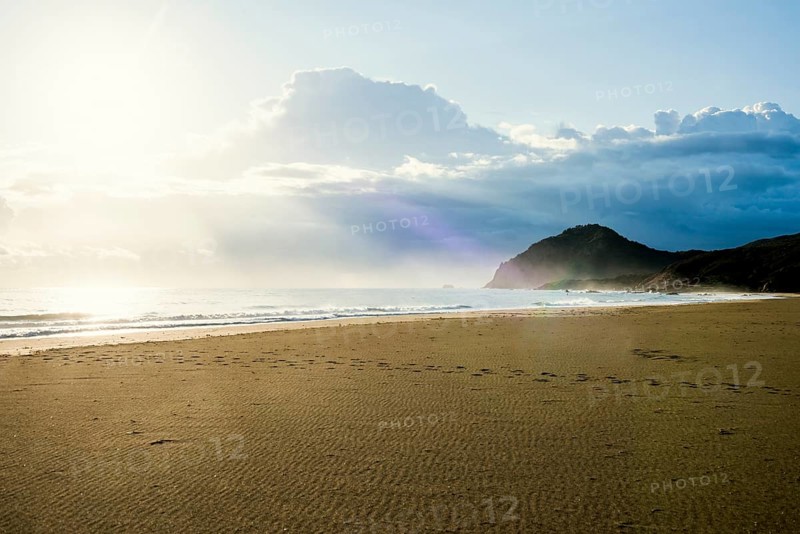 Lonely beach, Spiaggia Feraxi, sunrise, Capo Ferrato, Muravera, Province of Cagliari, Sardinia, Italy, Europe