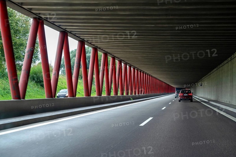 Tunnel on the Ravensburg bypass on the A 89 motorway, Baden-Württemberg, Germany, Europe