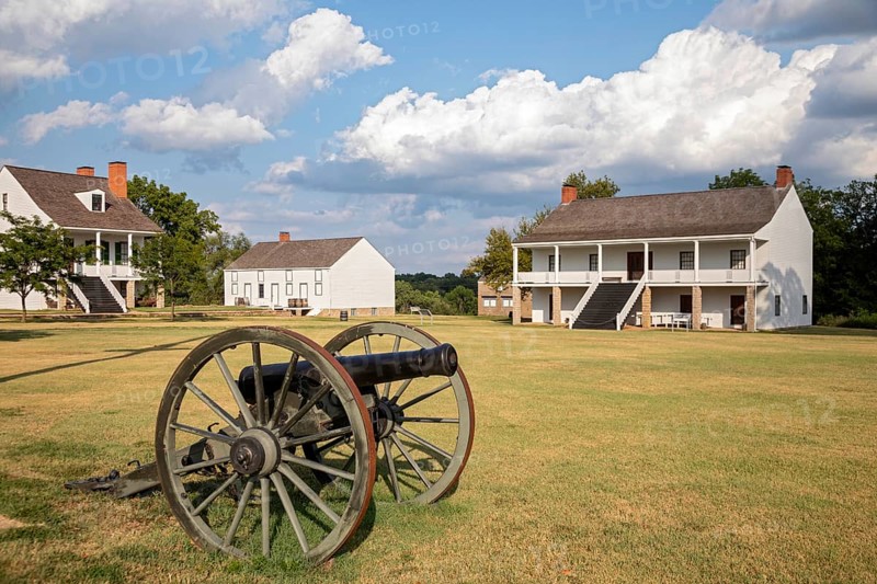 Fort Scott, Kansas - Fort Scott National Historic Site. The fort operated from 1842 to 1873. Buildings were later restored or reconstructed and it became a National Historic Site in 1978.