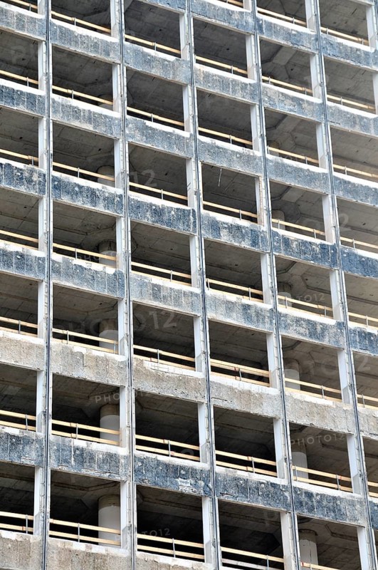 The Lufthansa high-rise (headquarters of the German airline until 2007) on the banks of the Rhine in Deutz becomes MaxCologne, renovation until 2012, Cologne, North Rhine-Westphalia, Germany, Europe
