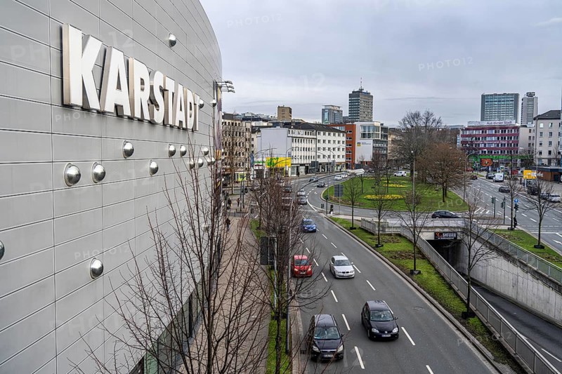 Galeria Kaufhof department stores' in Essen city centre, in the Limbecker Platz shopping centre, is affected by the department stores' group's closure plans and is due to close at the end of January 2024, North Rhine-Westphalia, Germany, Europe