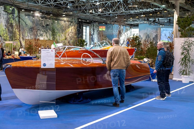 Motorboats at BOOT 2024, the world's largest yacht and water sports trade fair in Düsseldorf, North Rhine-Westphalia, Germany, Europe