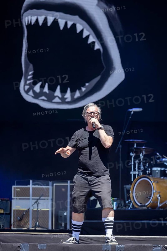 Adenau, Germany, 9 June 2024: H-Blockx (Henning Wehland, singer) play at Rock am Ring. The festival takes place at the Nürburgring race track near the town of Adenau from 7 to 9 June 2024, Europe
