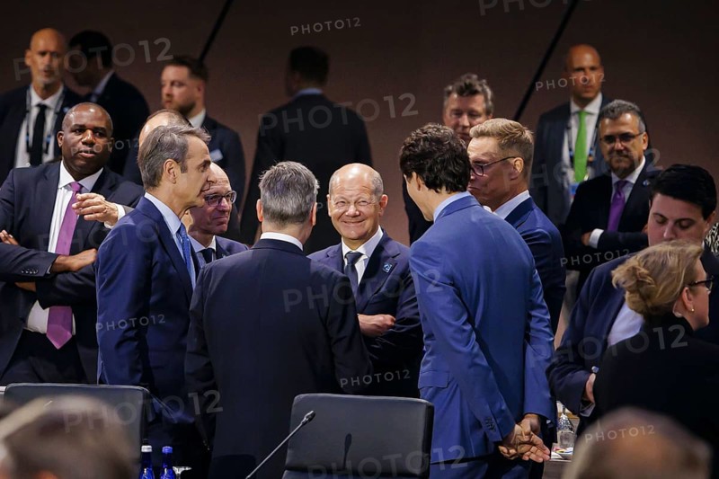 NATO summit meeting in Washington. Olaf Scholz (SPD), Federal Chancellor, pictured in front of the start of the first working session of the North Atlantic Council. Washington, 10 July 2024