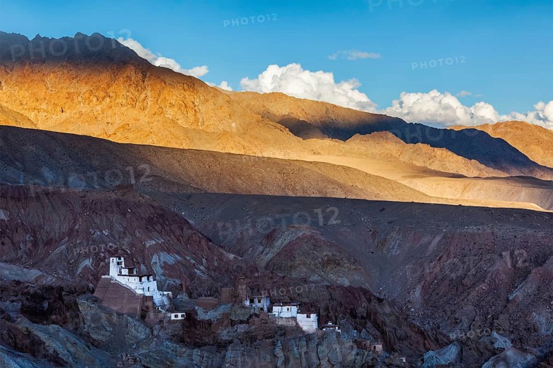 Basgo Gompa (Tibetan Buddhist monastery) . Ladakh, India, Asia
