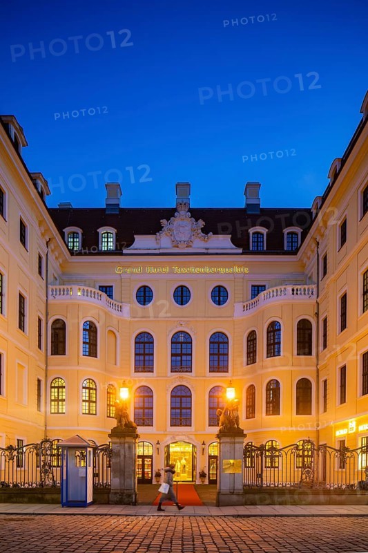 The Taschenbergpalais was built from 1705 as a baroque aristocratic palace in Dresden. After its partial destruction in 1945, it was reconstructed from 1992 as the luxury hotel Taschenbergpalais Kempinski Dresden and opened in 1995. After extensive renovation, the Hotel Taschenbergpalais Kempinski Dresden reopened in 2024, Dresden, Saxony, Germany, Europe
