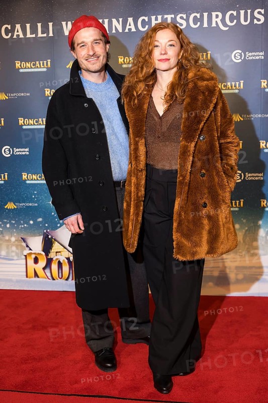 Marleen Lohse with man Max Montgomery at the premiere of the 20th Original Roncalli Weihnachtscircus in Berlin's Tempodrom on 20 December 2024
