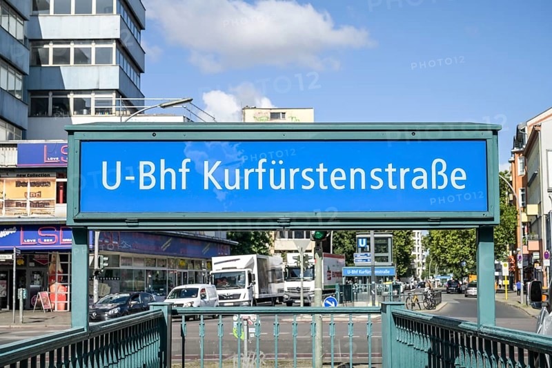 Underground station Kurfürstenstraße, Schöneberg, Tempelhof-Schöneberg, Berlin, Germany, Europe