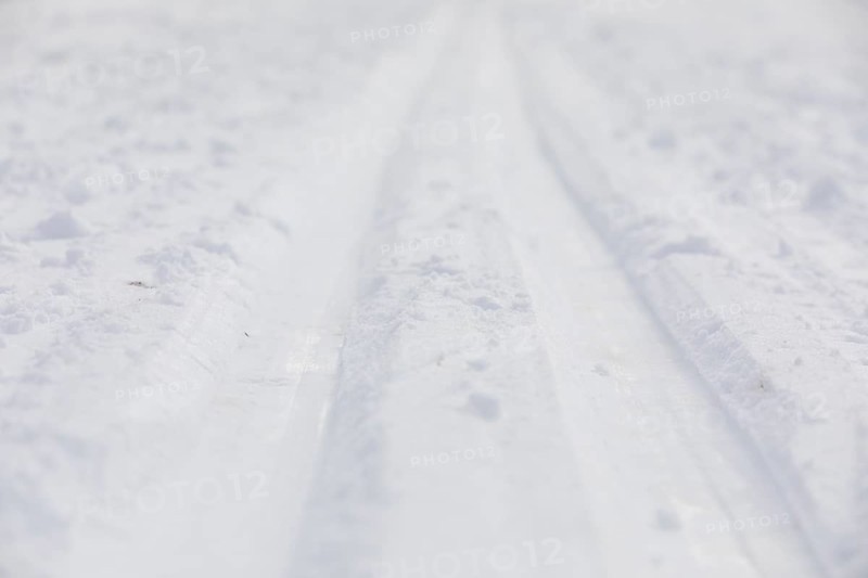 Snow-covered winter landscape decorated with hoarfrost near Eibenstock, Erzgebirge, Saxony, Germany, Europe