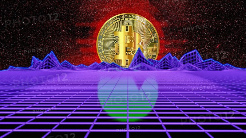 Symbolic image, Bitcoin as a vision of the future, stock market prices, insecure digital currency, resources, energy, industry, economy critical, stock market hype, stock market crash, payment, insolvency, wrong decisions, maximum profit, profit slump, share prices, Germany as a business location, global economy, globalisation, environmental protection, mafia, Trump government, Bitcoin rally, cryptocurrency, electronic wallet, crypto reserve, price development, stock market trading
