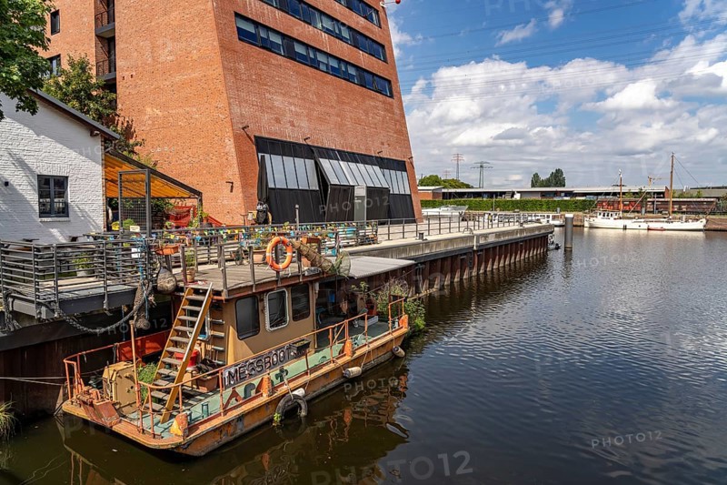 The Fraunhofer Centre for Maritime Logistics and Services CML in the Harburg inland port, Harburg, Hamburg, Germany, Europe