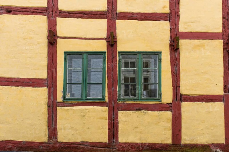 Half-timbered house, Kerteminde, Funen, Region Syddanmark, Denmark, Europe