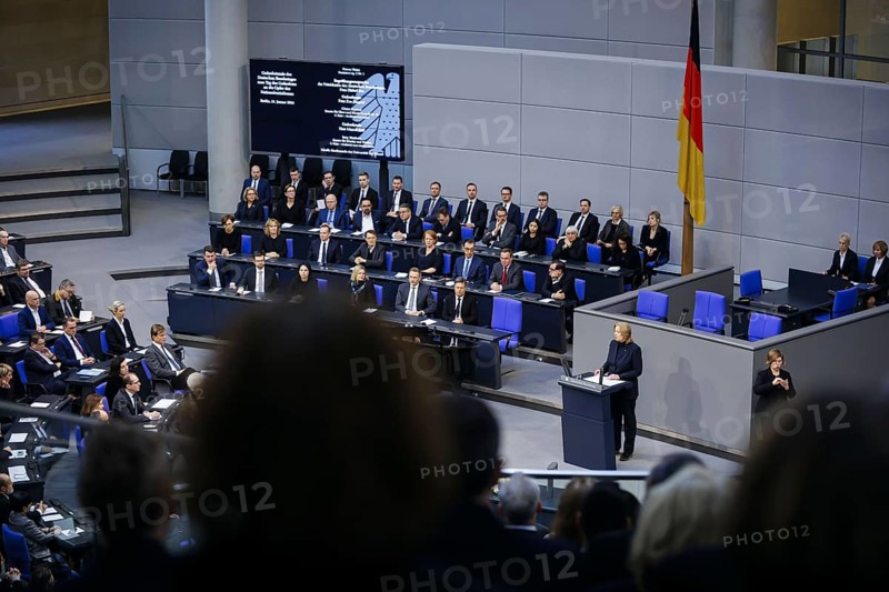 Bärbel Bas (SPD), President of the Bundestag, speaks in the plenary of the German Bundestag on Holocaust Remembrance Day. Berlin, 31.01.2024