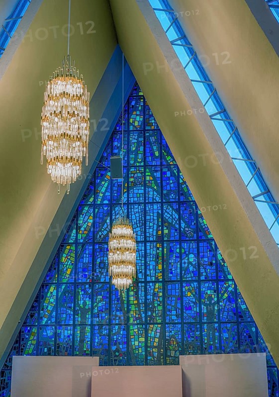 Iceberg Cathedral Inside Tromso Norway