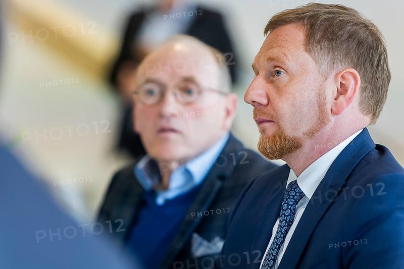 Minister President Michael Kretschmer visits Biotype GmbH in Dresden, Dresden, Saxony, Germany, Europe