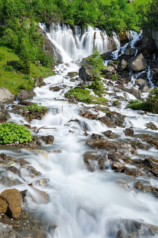 Sieben Brunnen, Simmental, Bern, Switzerland, Europe