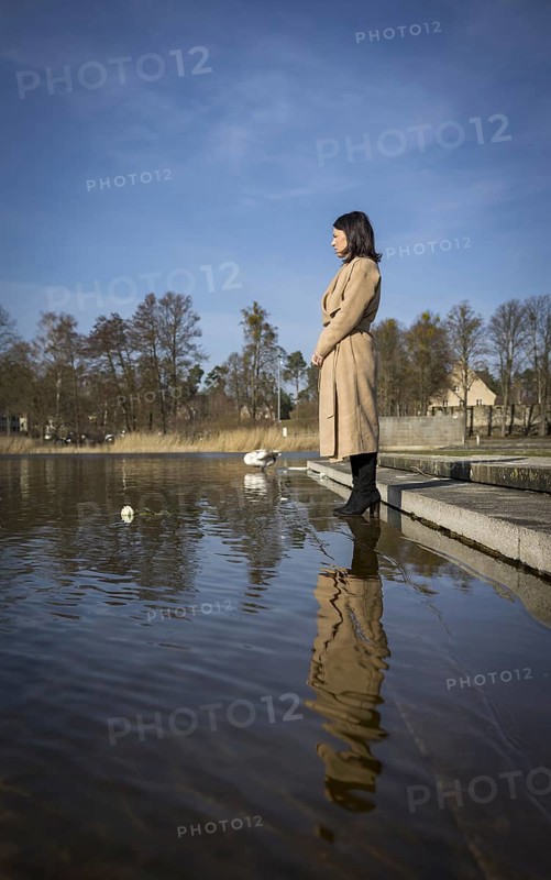 Annalena Bärbock (Alliance 90/The Greens), Federal Foreign Minister, visits the Ravensbrück Memorial, a former concentration camp for woman during the National Socialist era. 'Photographed on behalf of the Federal Foreign Office'