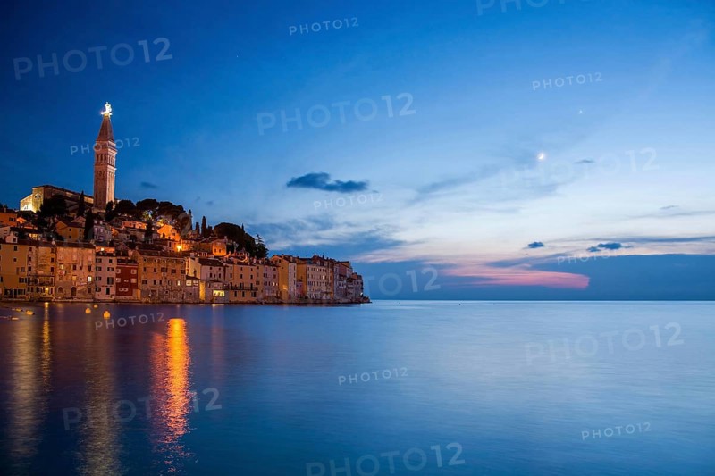 Rovinj is a town in Croatia on the west coast of the Istrian peninsula, Croatia, Europe