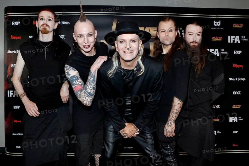 Lord of the Lost at the Metal Hammer Awards 2024 in the Uber Eats Music Hall. Berlin, 31.08.2024