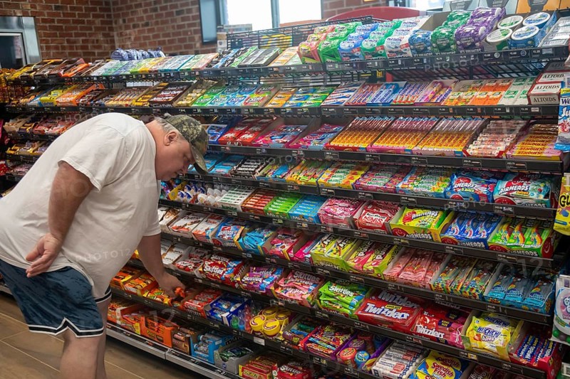 Romulus, Michigan USA, 27 August 2024, Candy was on sale as Sheetz opened its first Michigan gas station and convenience store. The family-owned company operates more than 700 stores, mostly in eastern states