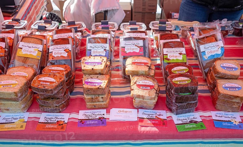 Arvada, Colorado, The Gluten Free Family Fun Festival, sponsored by the Denver Celiac Support Group, offered gluten-free food and beverages and games for children. Outrageous Baking offered a variety of baked goods