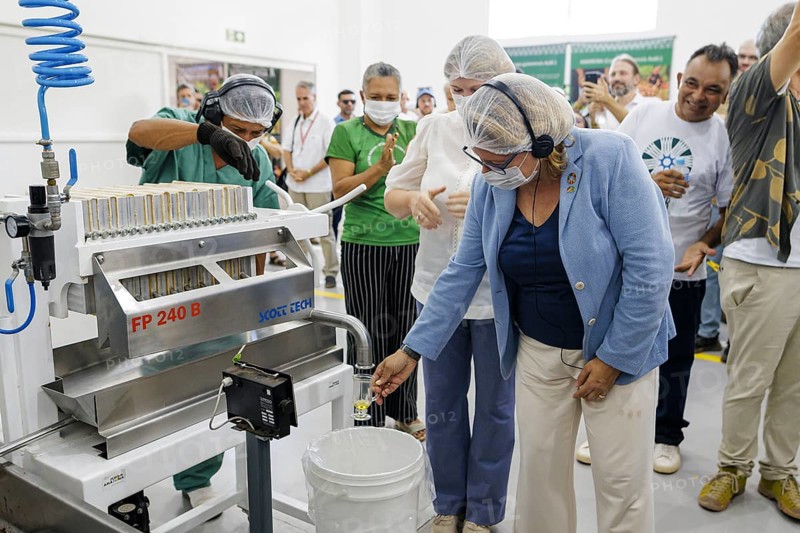 Svenja Schulze (SPD), Federal Minister for Economic Cooperation and Development, visits the Santarem Eco Centre. Santarem, 19.07.2024. Photographed on behalf of the Federal Ministry for Economic Cooperation and Development