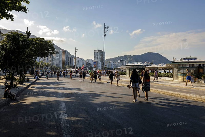 City view in Rio de Janeiro / Brazil and view of the Copacabana, 21.07.2024. Photographed on behalf of the Federal Ministry for Economic Cooperation and Development
