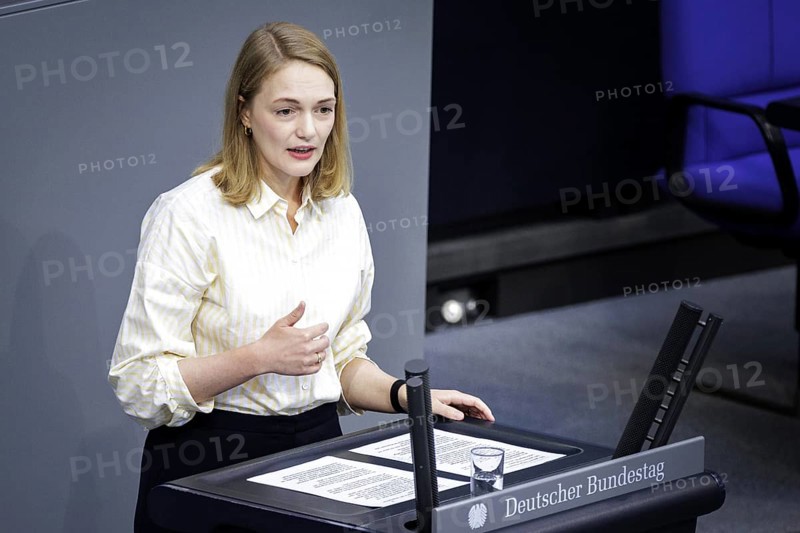 Ria Schröder, FDP, Member of the Bundestag, delivers a speech on agenda item 7 Amendment to the Federal Training Assistance Act at the 175th session of the German Bundestag plenary in Berlin, 13 June 2024