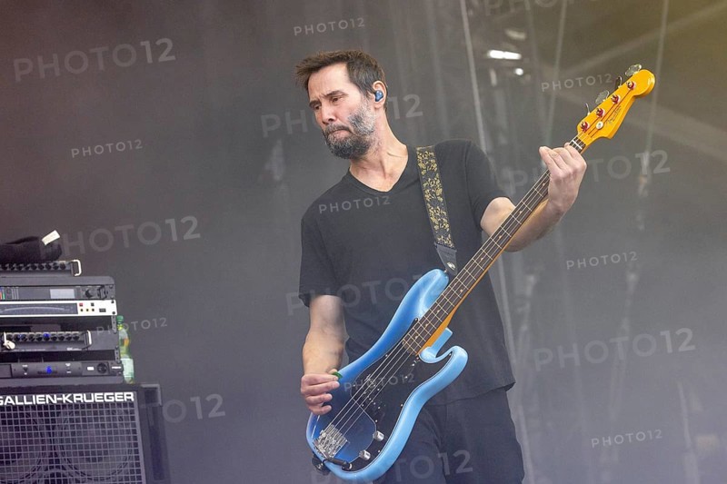 Adenau, Germany, 8.6.2024: Dogstar (bass, Keanu Reeves) play at Rock am Ring. The festival takes place at the Nürburgring race track near the town of Adenau from 7 - 9 June 2024, Europe