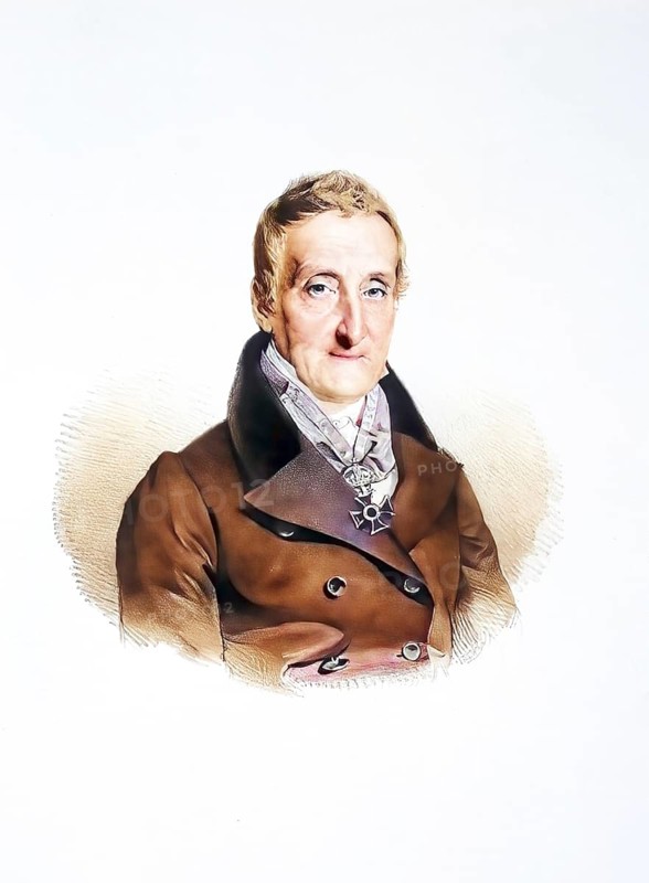 Johann Nepomuk Freiherr von Geislern (1757-1837), Privy Councillor and Court Councillor of the United Court Chancellery, Historical, digitally restored reproduction from a 19th century original, Record date not stated