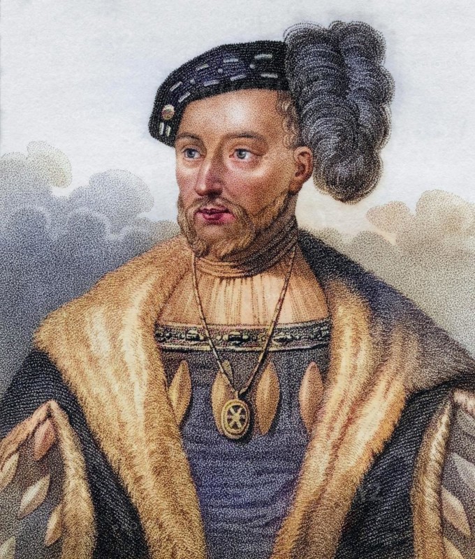 James V King of Scotland 1512, 1542, James V King of Scotland 1512, 1542 From the book A catalogue of Royal and Noble Authors Volume V published 1806, Historic, digitally restored reproduction from a 19th century original, Record date not stated