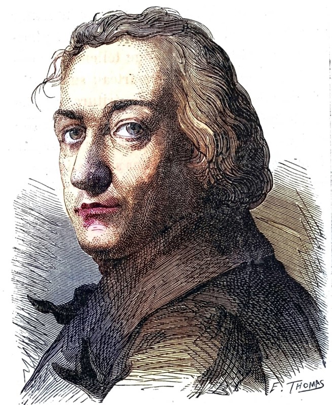 Claude Louis, Comte Berthollet (1748-1822) French chemist who assisted Lavoisier, worked on dyes and chlorine for bleaching for the textile industry, engraving from Les Merveilles de l'Industrie by Louis Figuier (Paris, c. 1870), Historical, digitally restored reproduction from a 19th century original, Record date not stated