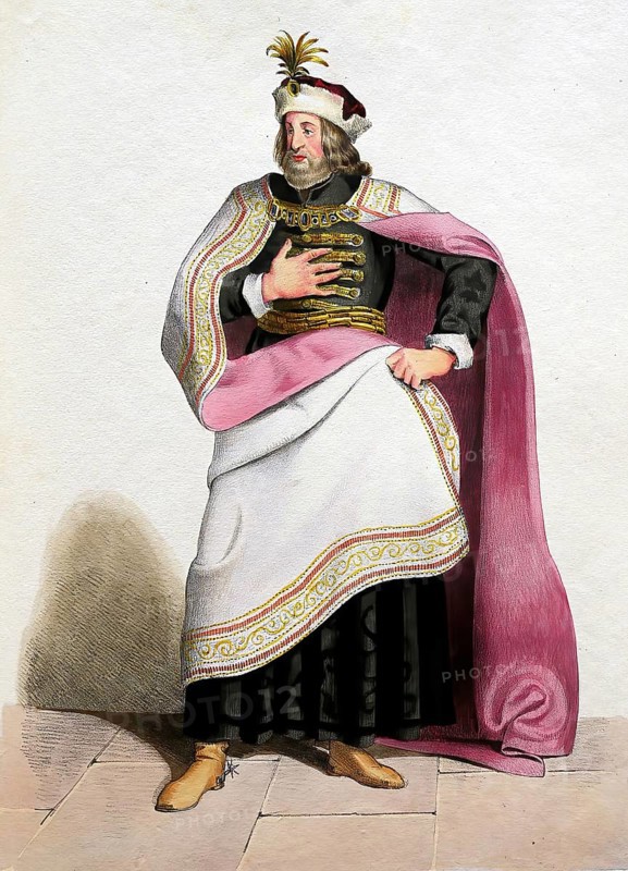 Stephen V, V. Istvan, (born 1239, died 6 August 1272) was King of Hungary and Croatia from 1270 to 1272, Historical, digitally restored reproduction from a 19th century original, Record date not stated