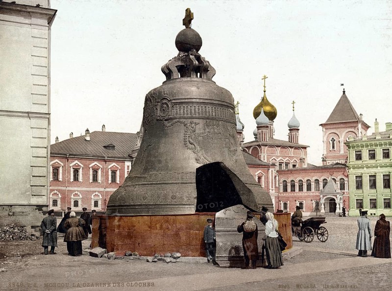 The Tsar Bell, Moscow, Russia, 1890, Historical, digitally restored reproduction from a 19th century original, Record date not stated, Europe