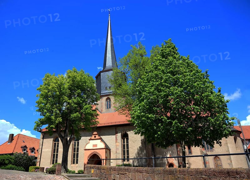 Protestant town church, Schlitz, small town in the east of the Vogelsberg district in central Hesse, Hesse, Germany, Europe