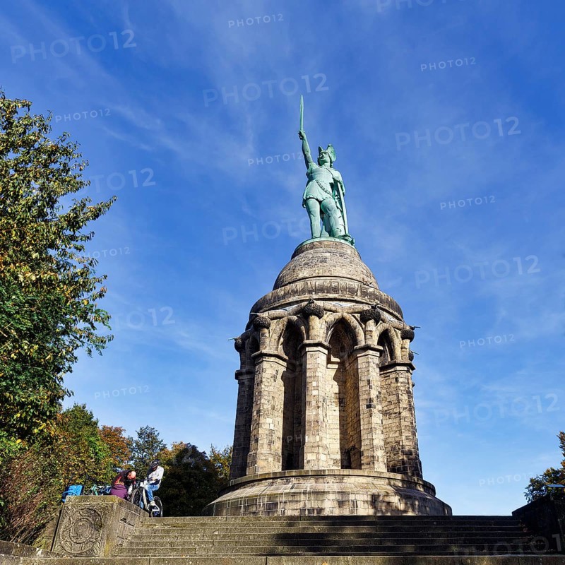 Hermannsdenkmal, tourist attraction, place of interest, Detmold, East Westphalia-Lippe, North Rhine-Westphalia, Germany, Europe