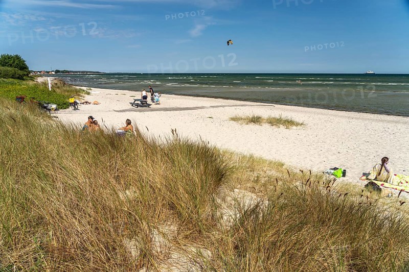 On the beach at Spodsbjerg, Langeland Island, Denmark, Europe