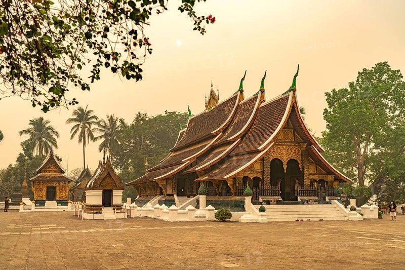 The Buddhist temple Wat Xieng Thong in Luang Prabang, Laos, Asia
