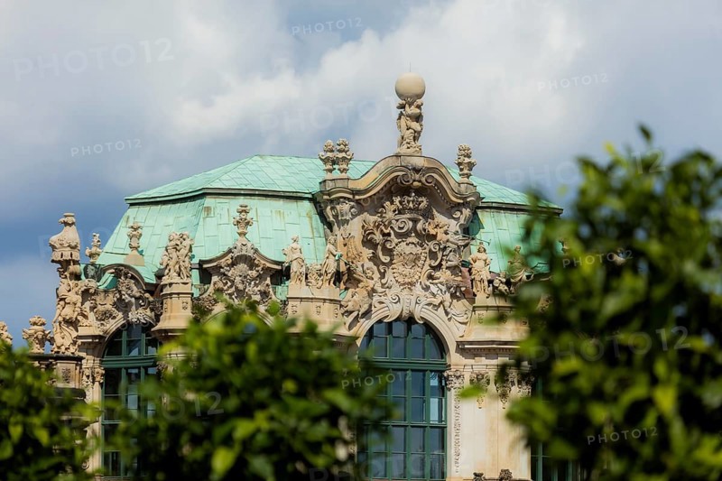 The Zwinger in Dresden is one of the most famous baroque buildings in Germany and is home to museums of world renown. Wall pavilion with Hercules Saxonicus