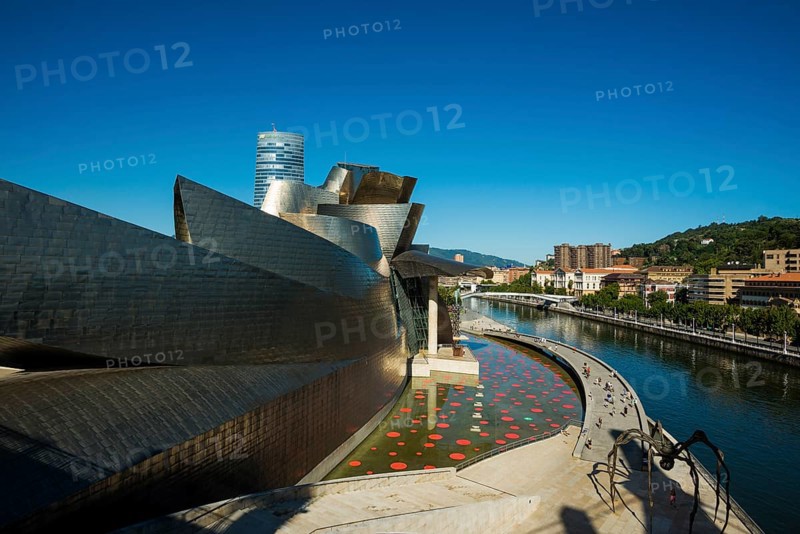 Guggenheim Museum Bilbao, architect Frank O. Gehry, Bilbao, Basque Country, Spain, Europe