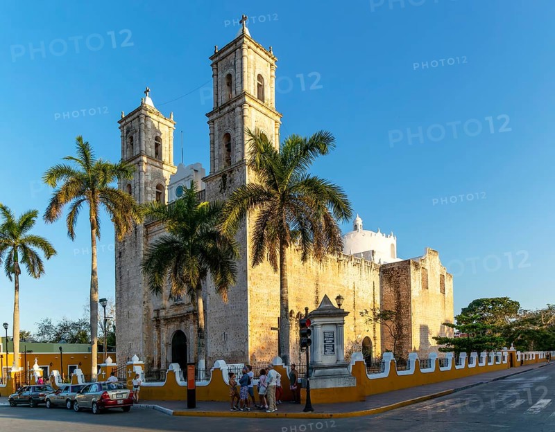 San Servacio Church built 1705, Valladolid, Yucatan, Mexico, Central America